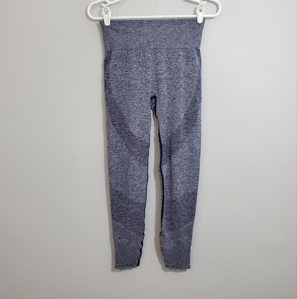 PINK Victoria's Secret Heathered Blue Seamless Leggings